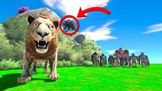 PRIMATE NEIGHBORS ATTACK LION'S CAVE - Animal Revolt Battle Simulator