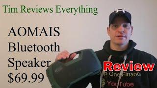 A must for work!!! AOMAIS Bluetooth Speaker part 1