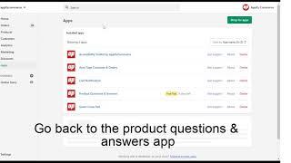 Installation | Product Questions & Answers FAQ | Shopify Developers