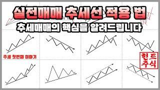 초급 추세편  상승추세 하락추세 실전매매의 기본이 되는 차트 적용 강의 46