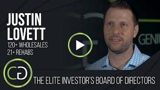 Justin Lovett, 120+ Wholesales p/y, 21+ Rehabs: "CG is Darn Near the Perfect Real Estate Mastermind"