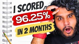 Class 12: How I Scored 96% in LAST 2 MONTHS  | Tips, Tricks & Study Strategy | #cbse #class12