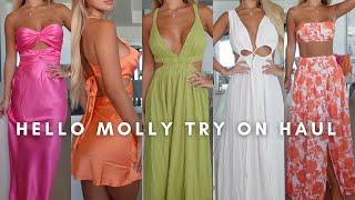 HELLO MOLLY TRY ON HAUL | The Cutest Dresses For This Summer!