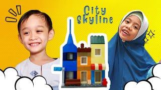 How To Build A City Skyline From LEGO Classic 10698 | LEGO City 