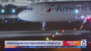 American Airlines flight forced to make emergency landing at LAX