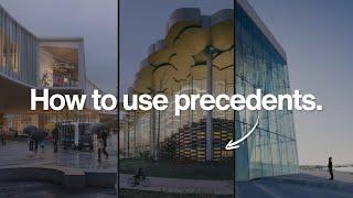 How to design a building from scratch | using precedents