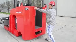 MIMA electric mold forklift truck/die truck video