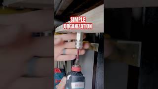 Easy Workshop Organization #tools #diy #diyprojects