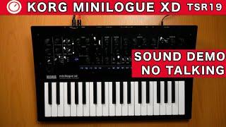 KORG minilogue xd Synthesizer Sound Demos 1 | #TSR19 | SYNTH ANATOMY