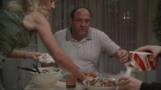 Tony Has Dinner With Carmela And AJ - The Sopranos HD