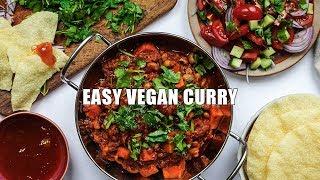 EASY VEGAN CURRY RECIPE 