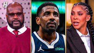 SHAQ & TNT crew REACTS to Kyrie Irving Season-Ending ACL Injury