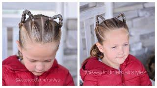 Cat Ears Hair Tutorial for Crazy Hair Day or Halloween