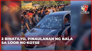 2 binatilyo, pinaulanan ng bala sa loob ng kotse