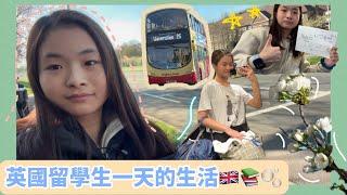 [A day with me] 英國留學生生活/ A Day of an international student in UK 🫧 ｜獨立生活｜預備考試