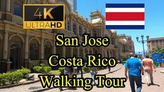 【4K 60fps】WALK - San Jose ~ Walking Tour - Costa Rica