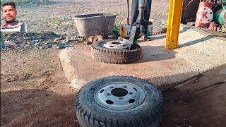 7.50 R 16 Tyre change (2) new tyre // Easy Method