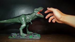 Слепил ОГРОМНОГО ТИРЕКСА из пластилина / made a tyrannosaurus