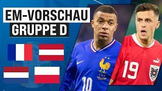 EM 2024: Ist Frankreich zu abhängig von Mbappe & Österreich das "Dark Horse"?! | Gruppe D Vorschau