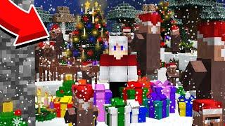 Я УСТРОИЛ НОВЫЙ ГОД В ДЕРЕВНЕ ЖИТЕЛЕЙ В МАЙНКРАФТ - Топовский Minecraft