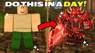 Reach Yokai Peak in 1 Day! | Dungeon Quest | Roblox |