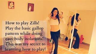 How to play zils/zil/finger cymbals and do body isolations!