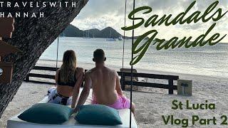 THERE IS NO CAVE?! Sandals Grande St Lucia - Vlog Part 2