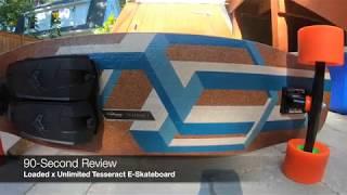 Electric Skateboard Test: Loaded Boards x Unlimited Tesseract E-Longboard | Illuminated Paper
