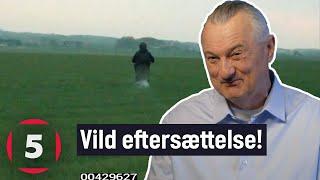 Knallertkører forsøger at stikke af igennem mark! | Fanget På Politiets Kamera | Kanal 5 Danmark