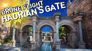 Antalya Aerial: Hadrian's Gate Unveiled in 4K | Soaring Over Ancient Splendor ️