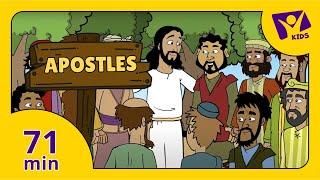 Story about Apostles (PLUS 15 More Cartoon Bible Stories for Kids)