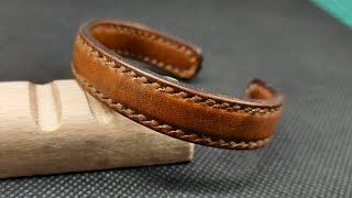 Make an EXPENSIVE Leather Bracelet