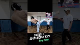 Counter Roundhouse kick / Karate kick“Mawashigeri“#karate #wkf #kumite #karatekidlegends #karatekid