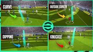 eFootball 2023 Mobile | All TYPES OF FREE KICKS TUTORIAL