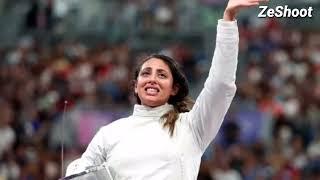 "Pregnant Fencer Nada Hafez Inspires at 2024 Paris Olympics!"