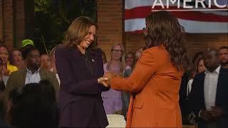 Kamala Harris talks abortion rights, gun rights during Oprah event in Michigan