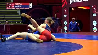 1/8 WW - 76 kg: A. PITSIAVA (GRE) v. I. SOLHEIM (NOR)
