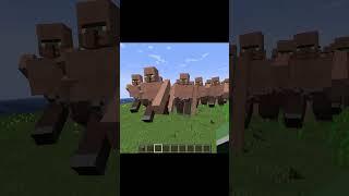 GIANT VILLAGERS VS BABY VILLAGER