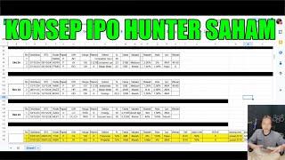 KONSEP IPO HUNTER SAHAM !