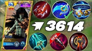 GLOBAL ARLOTT UNLIMITED TRUE DAMAGE BUILD 2025!!  | ARLOTT BEST BUILD - MLBB