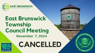 EB Township Council Meeting - November 7, 2024