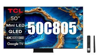 TCL 50C805 - ігровий miniLED на 50 дюймів