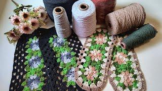 Produção De Tapetes de 25,00 Combinações Inspirada Em Uma Amiga @crocheteriamarogi