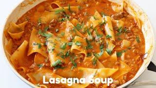 TikTok Viral Lasagna Soup Recipe