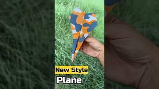 ORIGAMI NEW STYLE PAPER PLANE | how to make a paper plane | DIY paper airplane