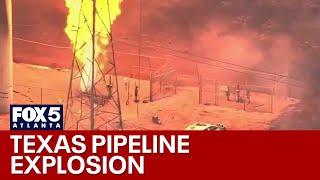 Massive Houston pipeline explosion, fire | FOX 5 News