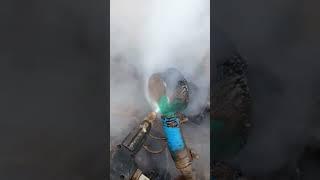 Simple tool can be clean dirt mud and oil Part599 #Best Tool #Steam machine #DIY