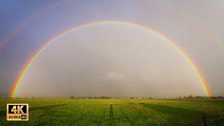 Rainbow Images - 4K Slideshow 1 Hour - Calm Music