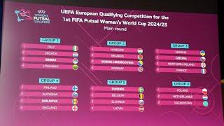 LIVE! Futsal. Slovenia W - Finland W.  Qualification for World Cup 2025