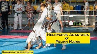 Melnychuk Anastasia (Vinnitsa, aka) - Pelikh Maria (Dnepr) Open Ukrainian Championship 2016